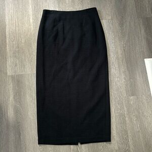 Vintage Jeanne Pierre Wool Blend Long Skirt size 10
